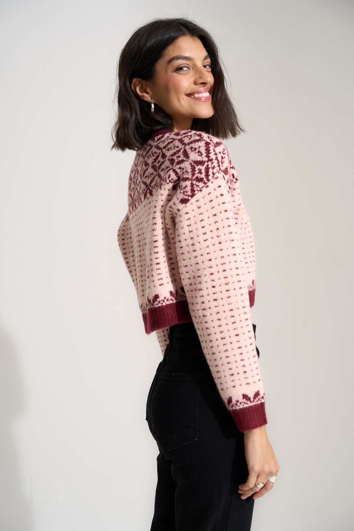 Callahan Knitwear - Maeve Cardigan - Baby Pink -