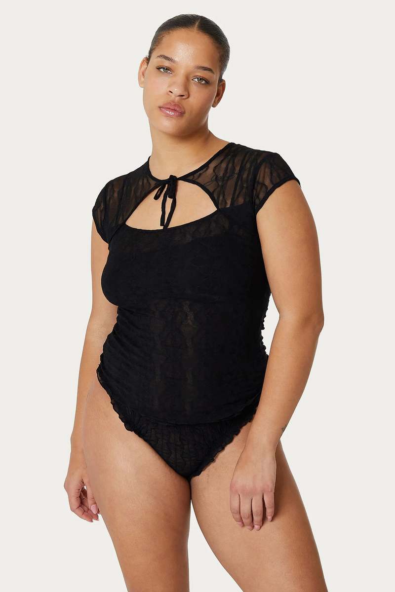 Find Me Now - Mariposa Bow Tee - Night -