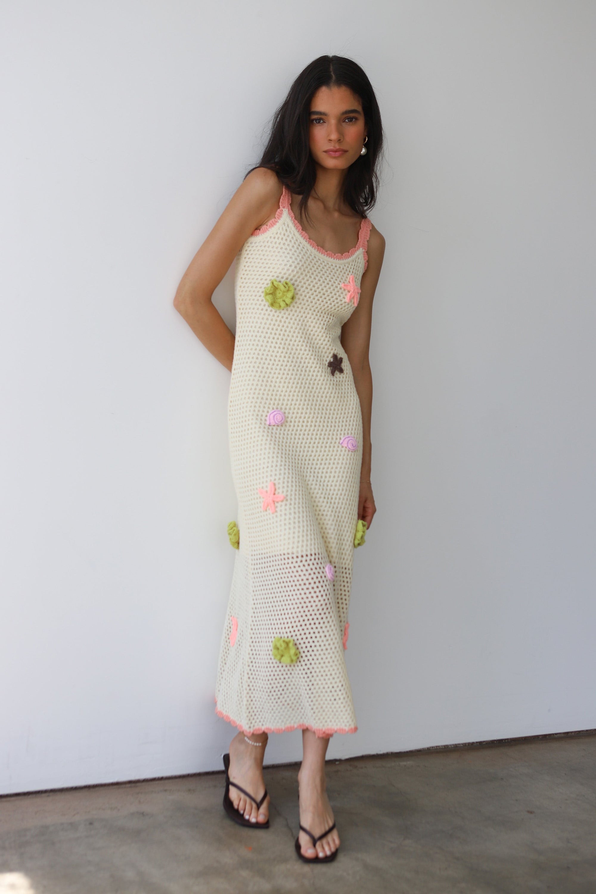 Callahan Knitwear - Mar Maxi - Lychee -