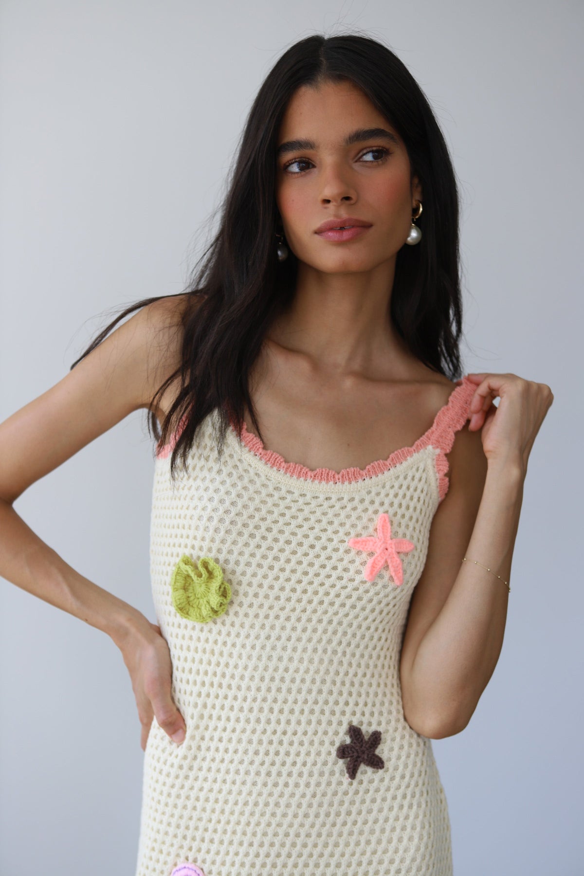 Callahan Knitwear - Mar Maxi - Lychee -