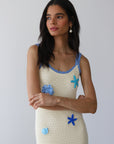 Callahan Knitwear - Mar Maxi - Capri Blue -
