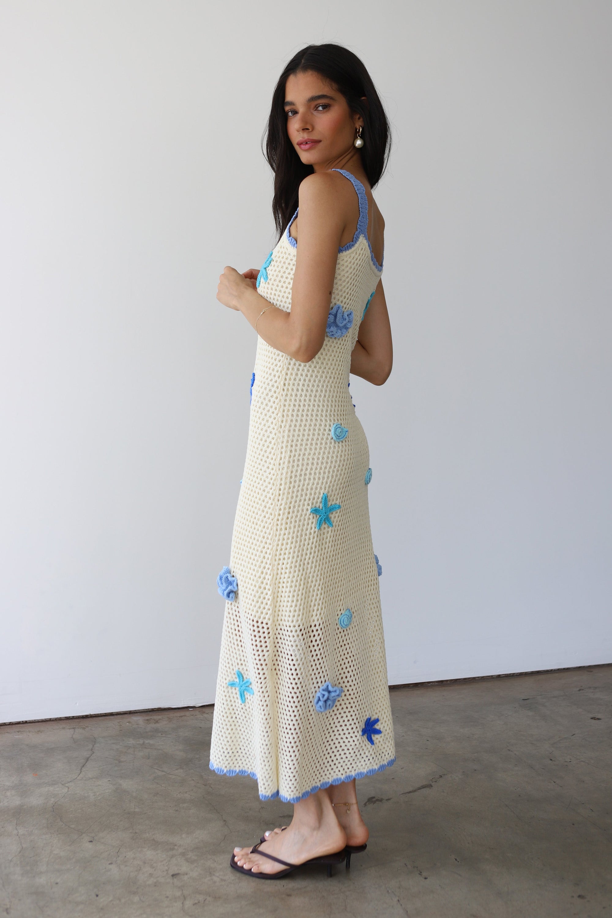 Callahan Knitwear - Mar Maxi - Capri Blue -
