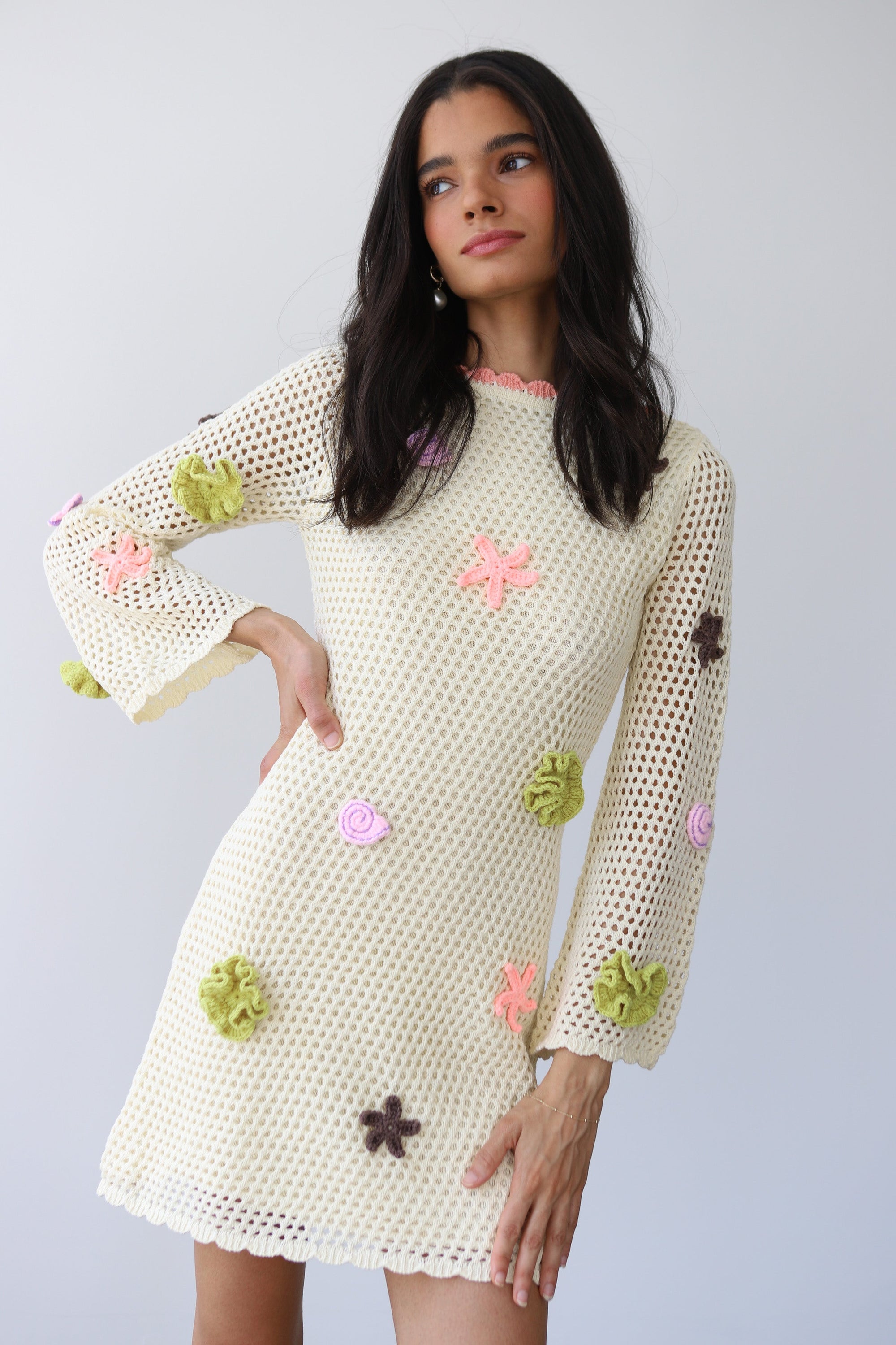Callahan Knitwear - Mar Mini Dress - Lychee -