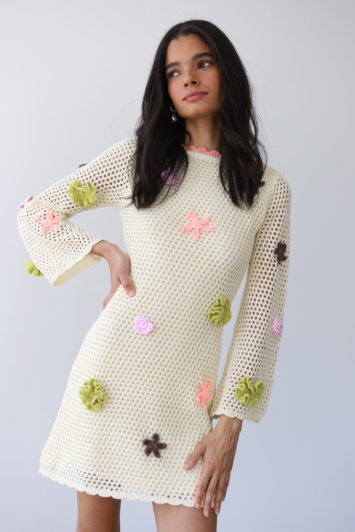 Callahan Knitwear - Mar Mini Dress - Lychee -