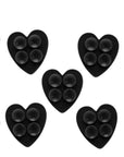 Wildflower Mini Black Heart Stickeez