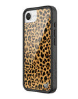 Wildflower iPhone case 17e Meow Leopard Black Tan