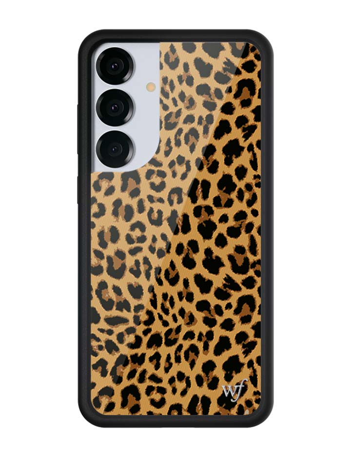 Wildflower Galaxy S25 case Plus Meow Leopard Cute