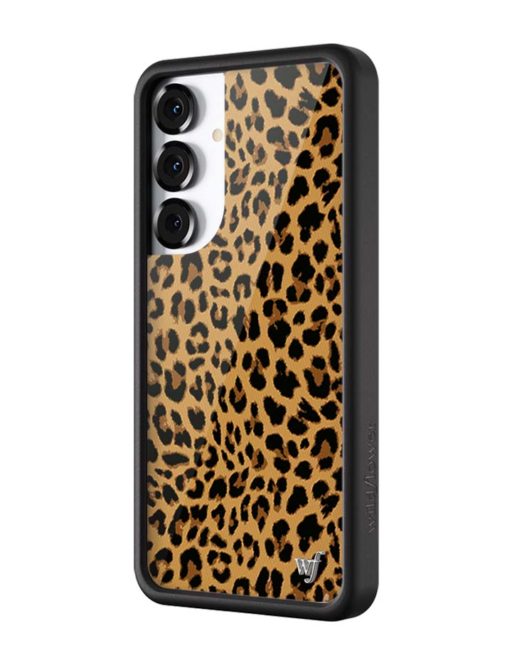 Wildflower Galaxy S25 case Plus Meow Leopard Cute