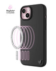 Wildflower - MagSafe - Black iPhone Case -