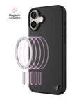 Wildflower - MagSafe - Black iPhone Case -