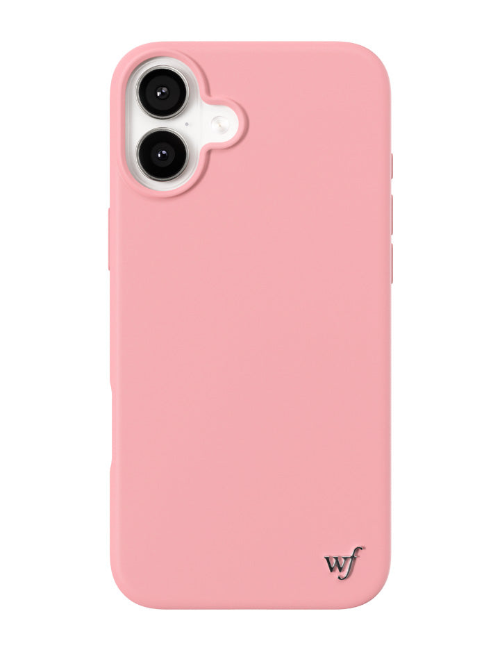 Wildflower iPhone case 16 Plus Pink MagSafe Sleek Pink