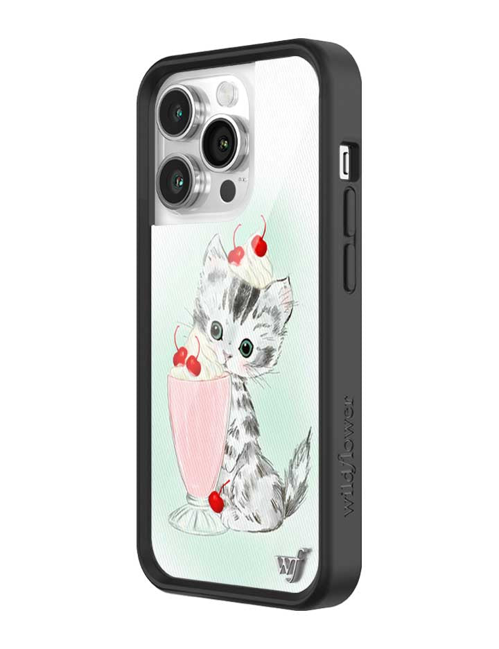 Wildflower iPhone case 14 Pro Kitty Shake Cats Cute