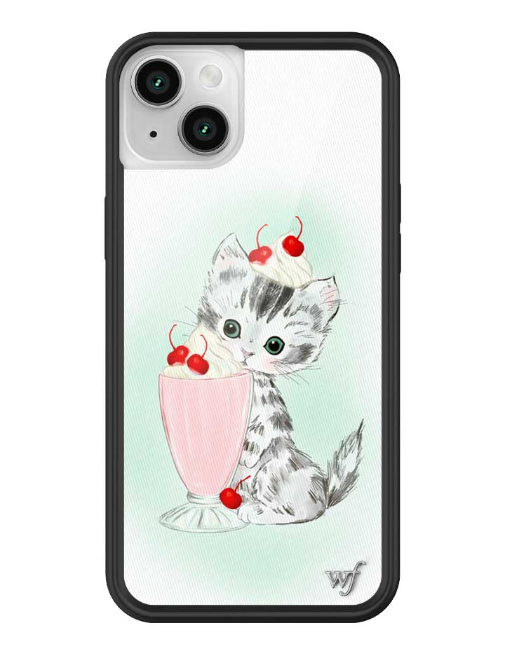 Wildflower iPhone case 14 Plus Kitty Shake Cats Cute