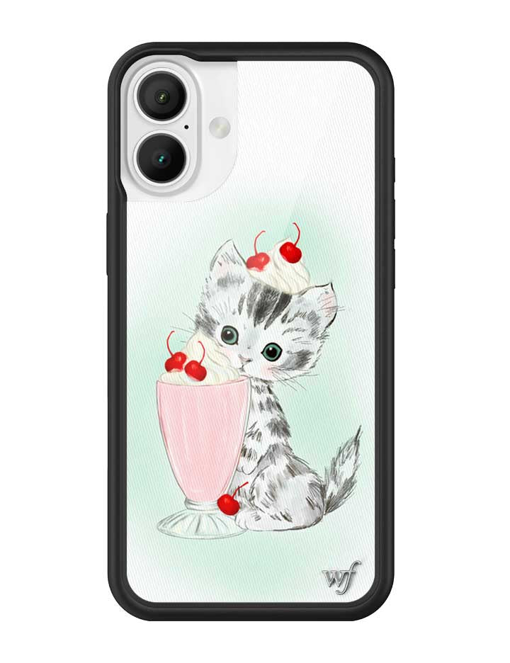 Wildflower iPhone case 16 Plus Kitty Shake Cats Cute