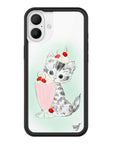 Wildflower iPhone case 16 Plus Kitty Shake Cats Cute