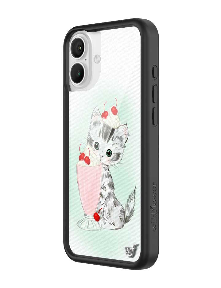 Wildflower iPhone case 16 Plus Kitty Shake Cats Cute