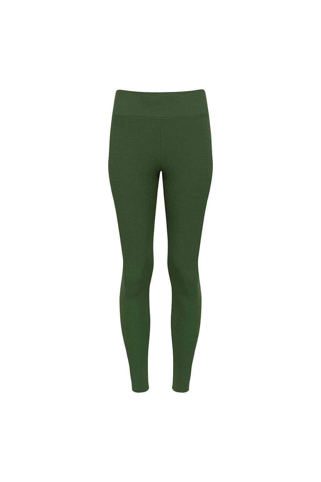 Montce - Olive Micro Scrunch Classic Legging -