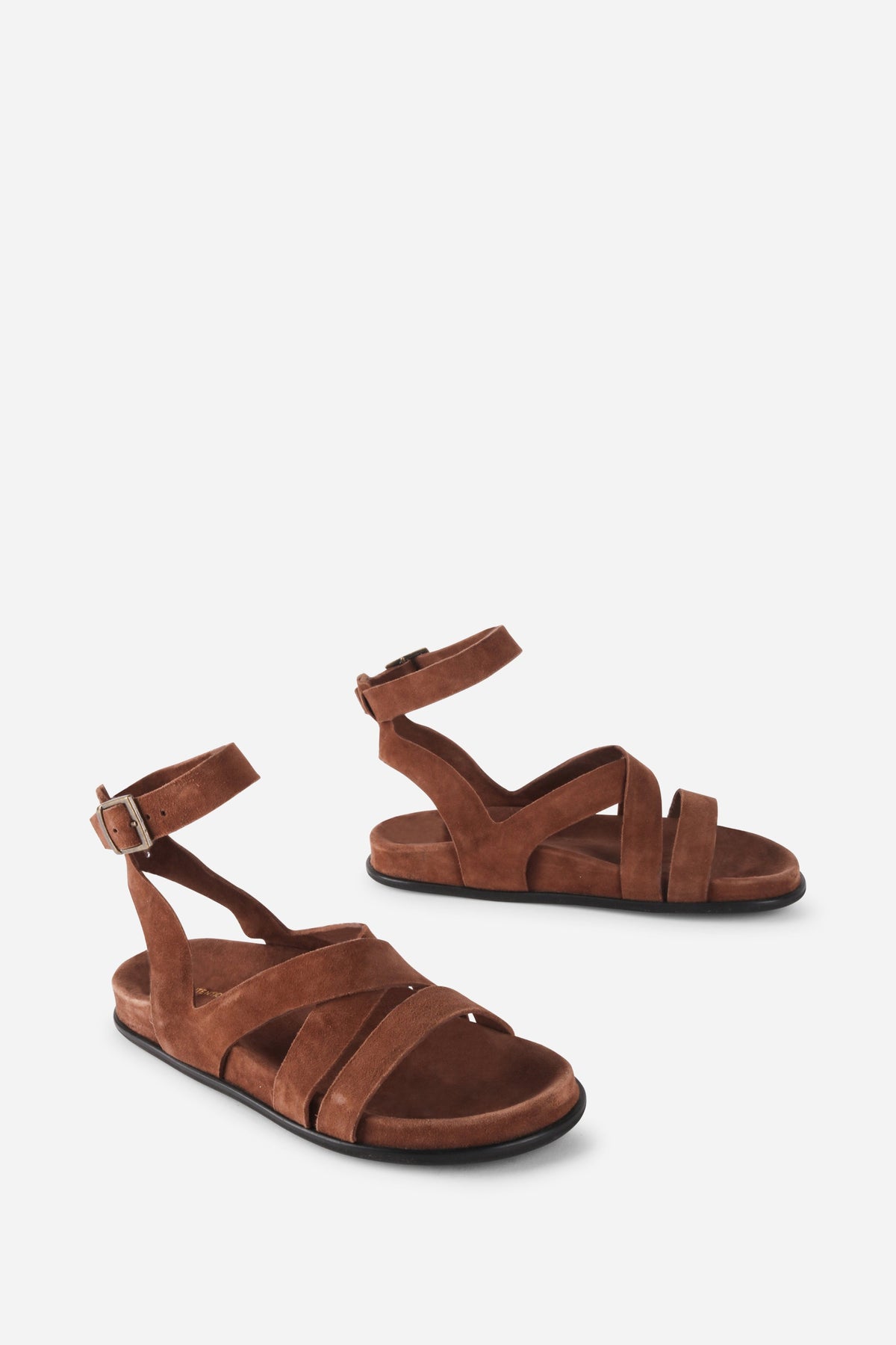 Intentionally Blank - Myko Ankle Strap Flat Sandal -