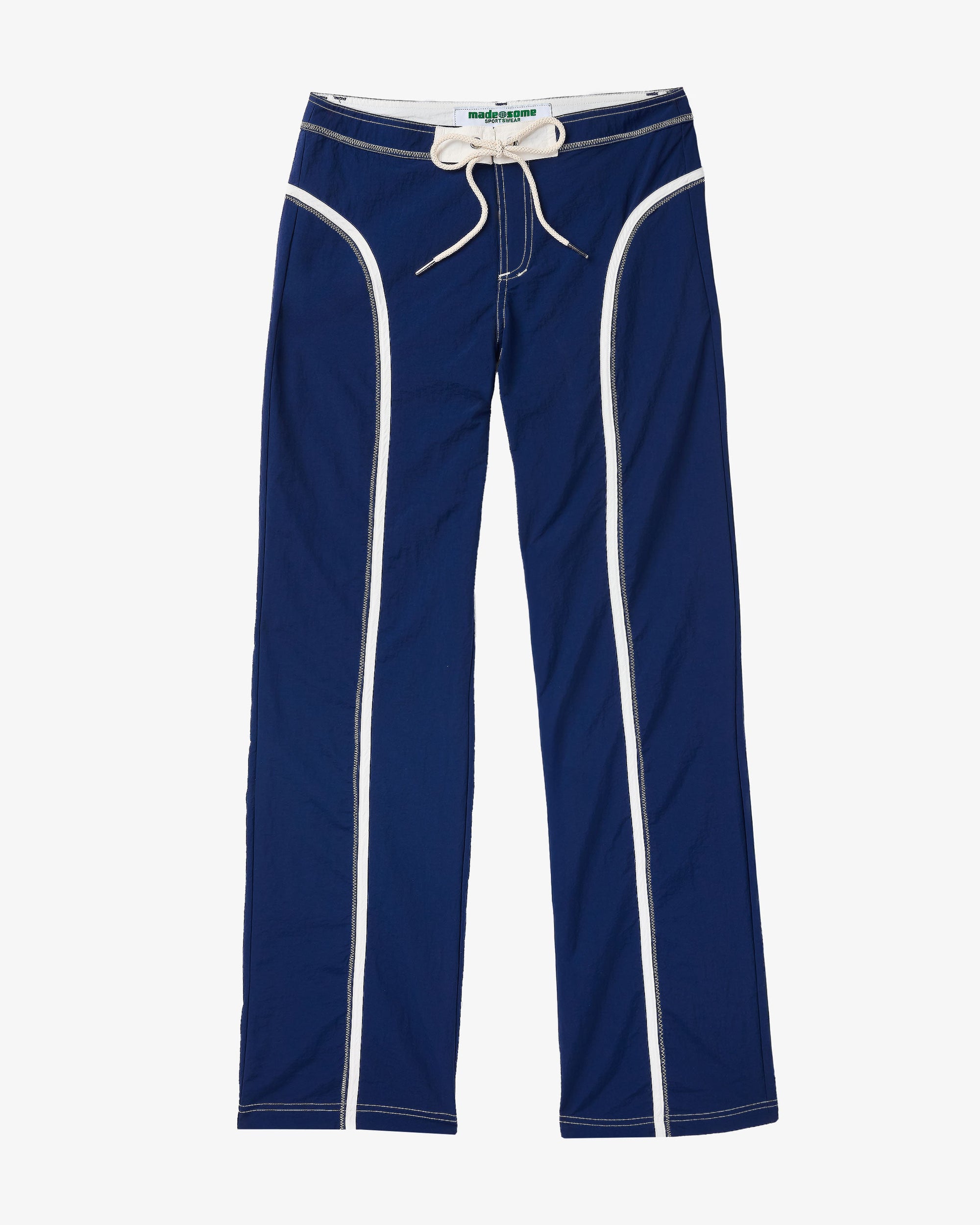 Made Some - Made Some Nylon Pants - Navy/White -