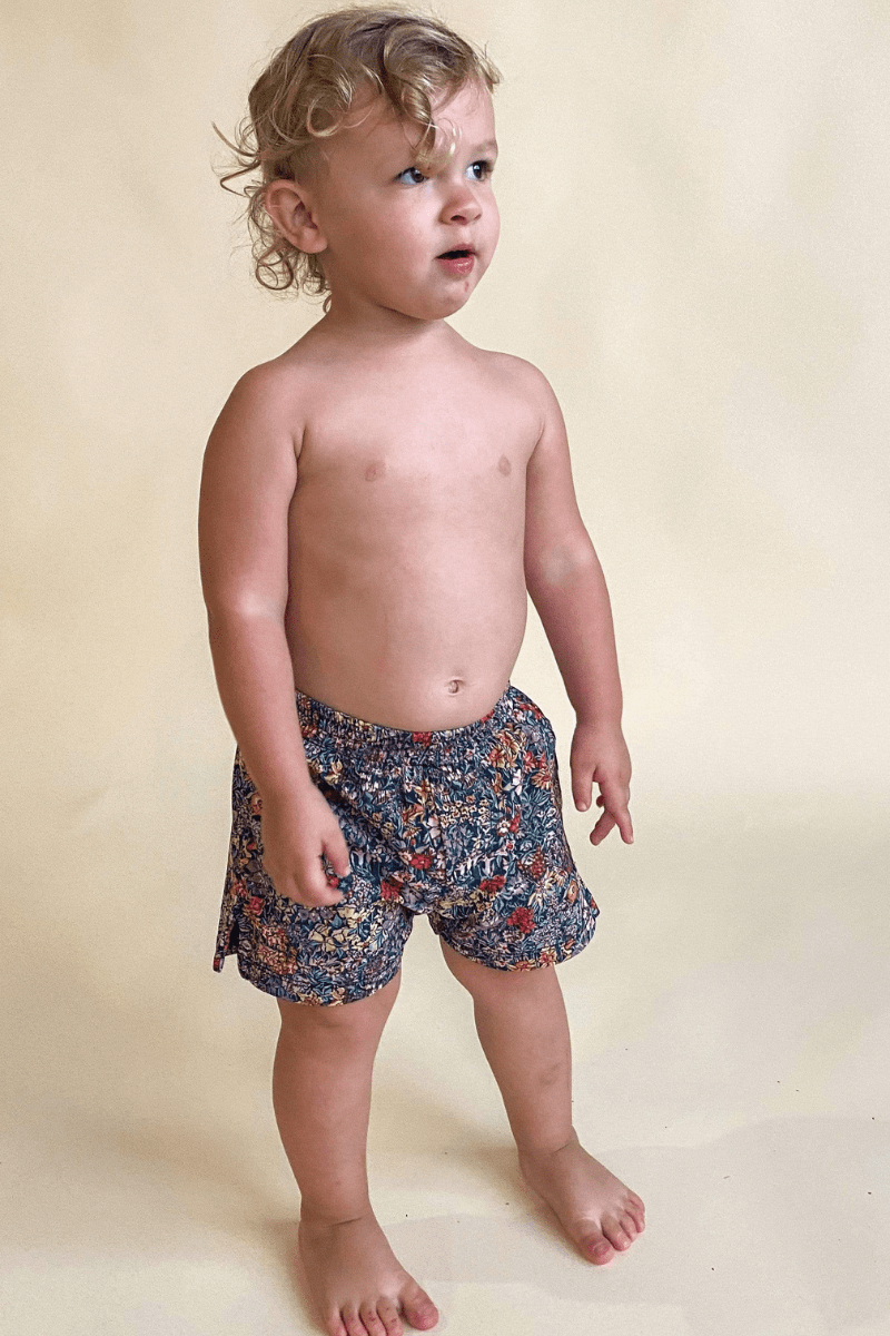 Montce - Mara Floral Mini Swim Trunk -