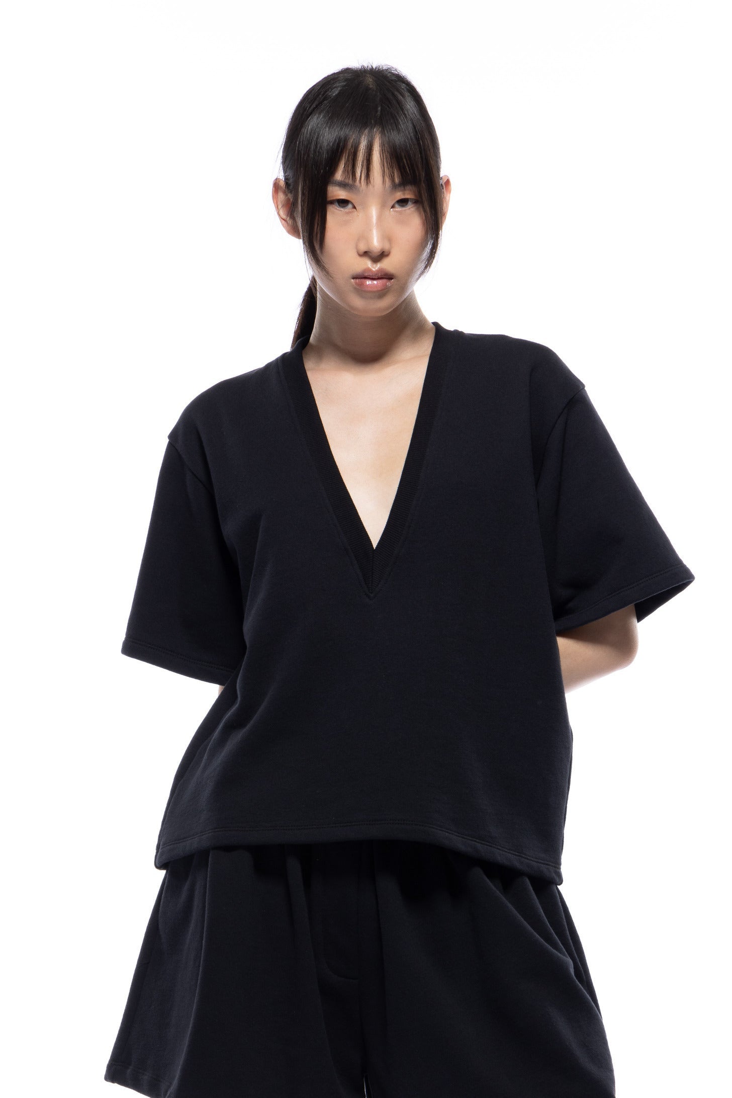 Toit Volant - Mars Tee Cotton Fleece - Black -