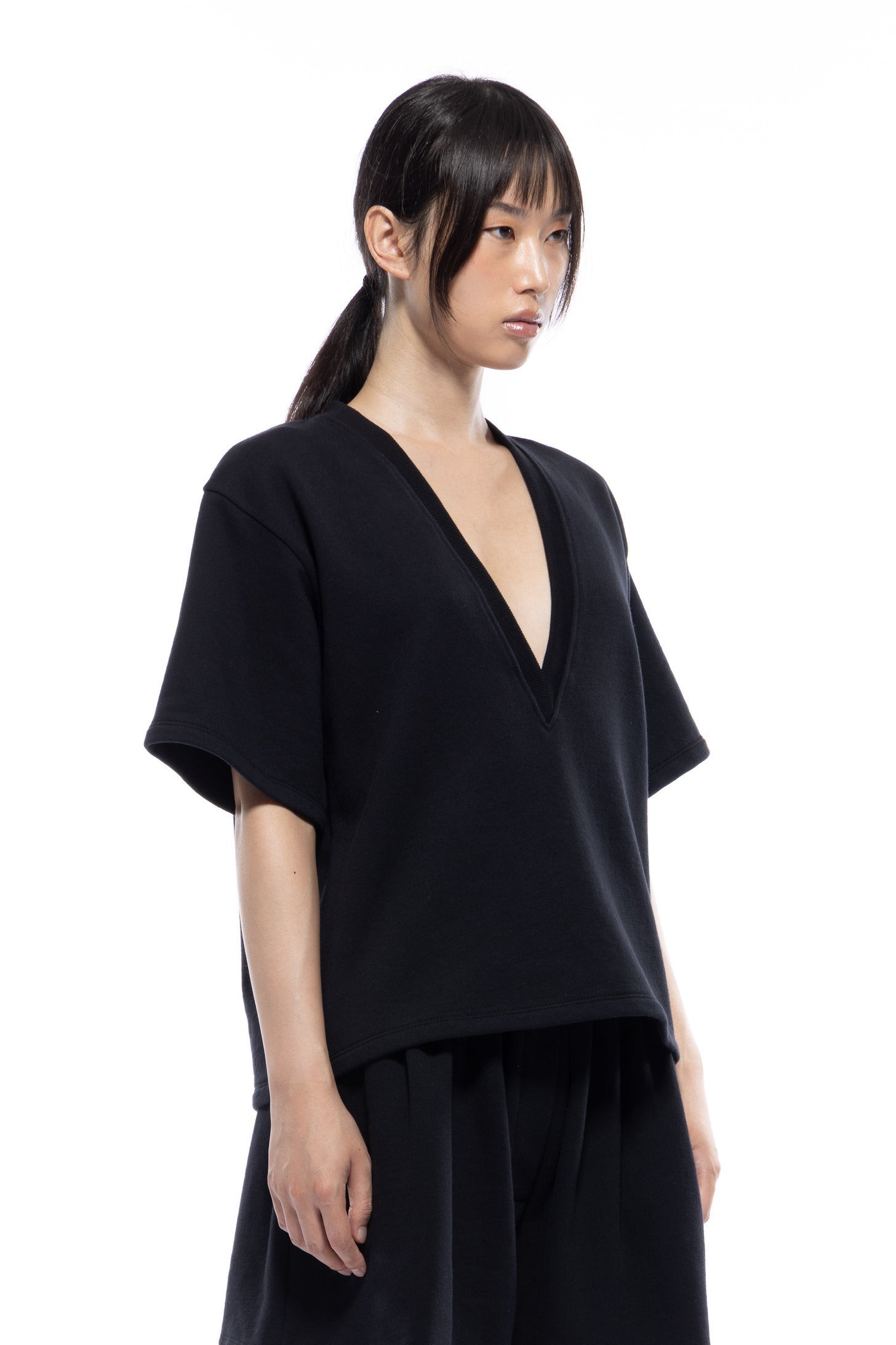 Toit Volant - Mars Tee Cotton Fleece - Black -