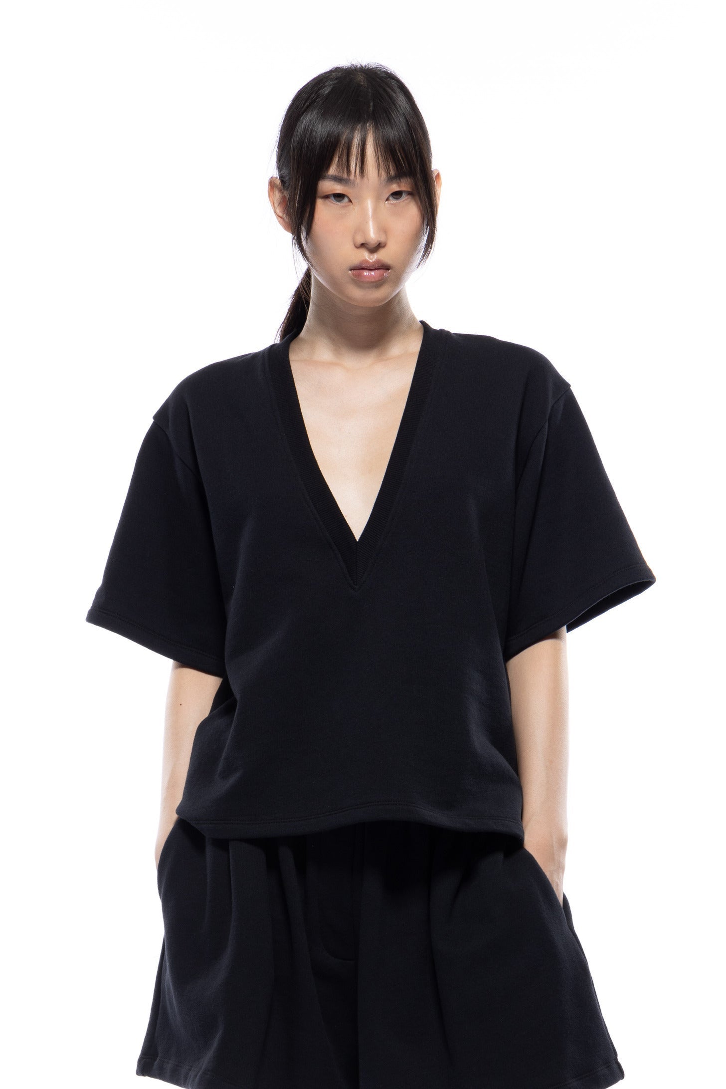 Toit Volant - Mars Tee Cotton Fleece - Black -