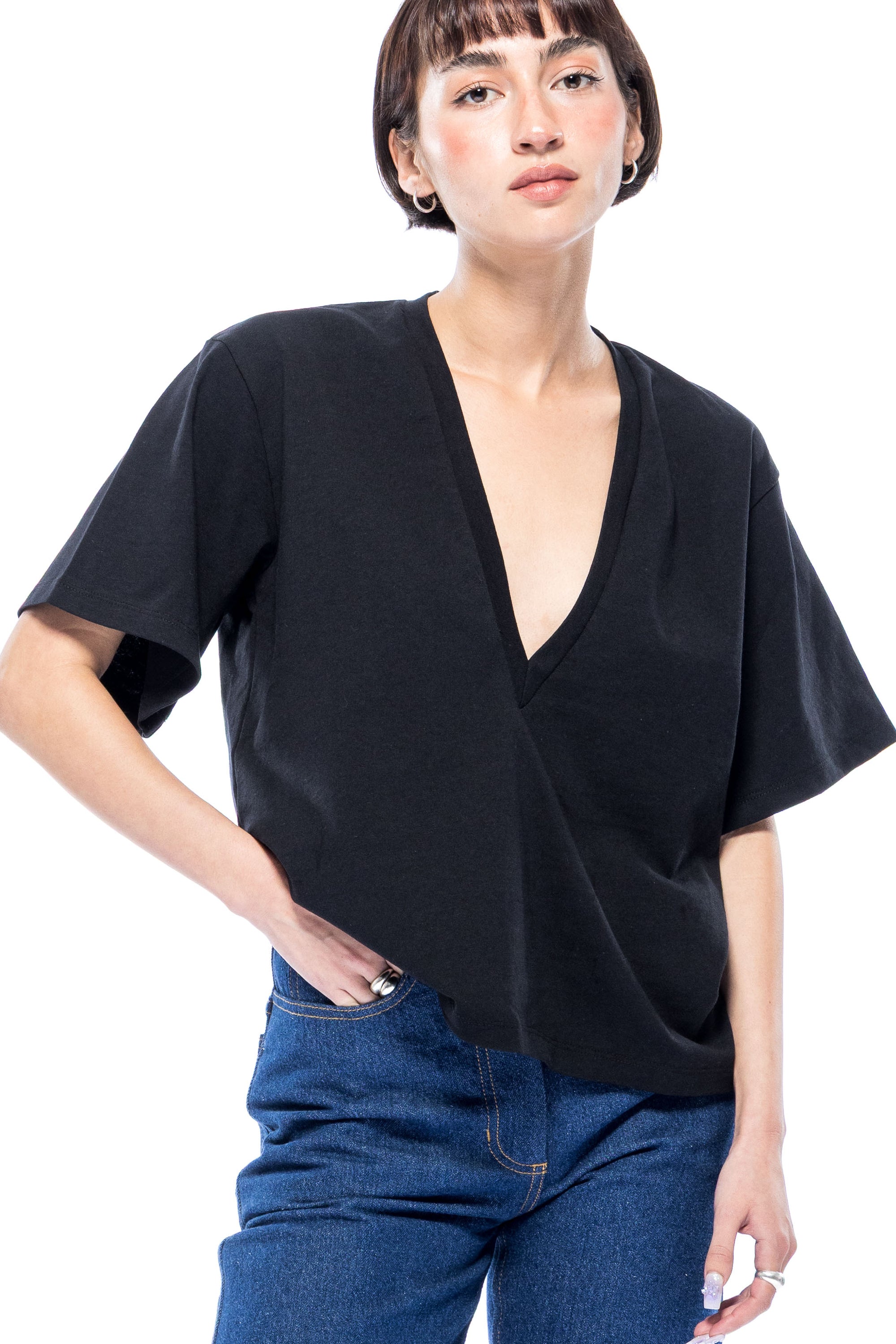 Toit Volant - Mars Tee Cotton Jersey - Black -