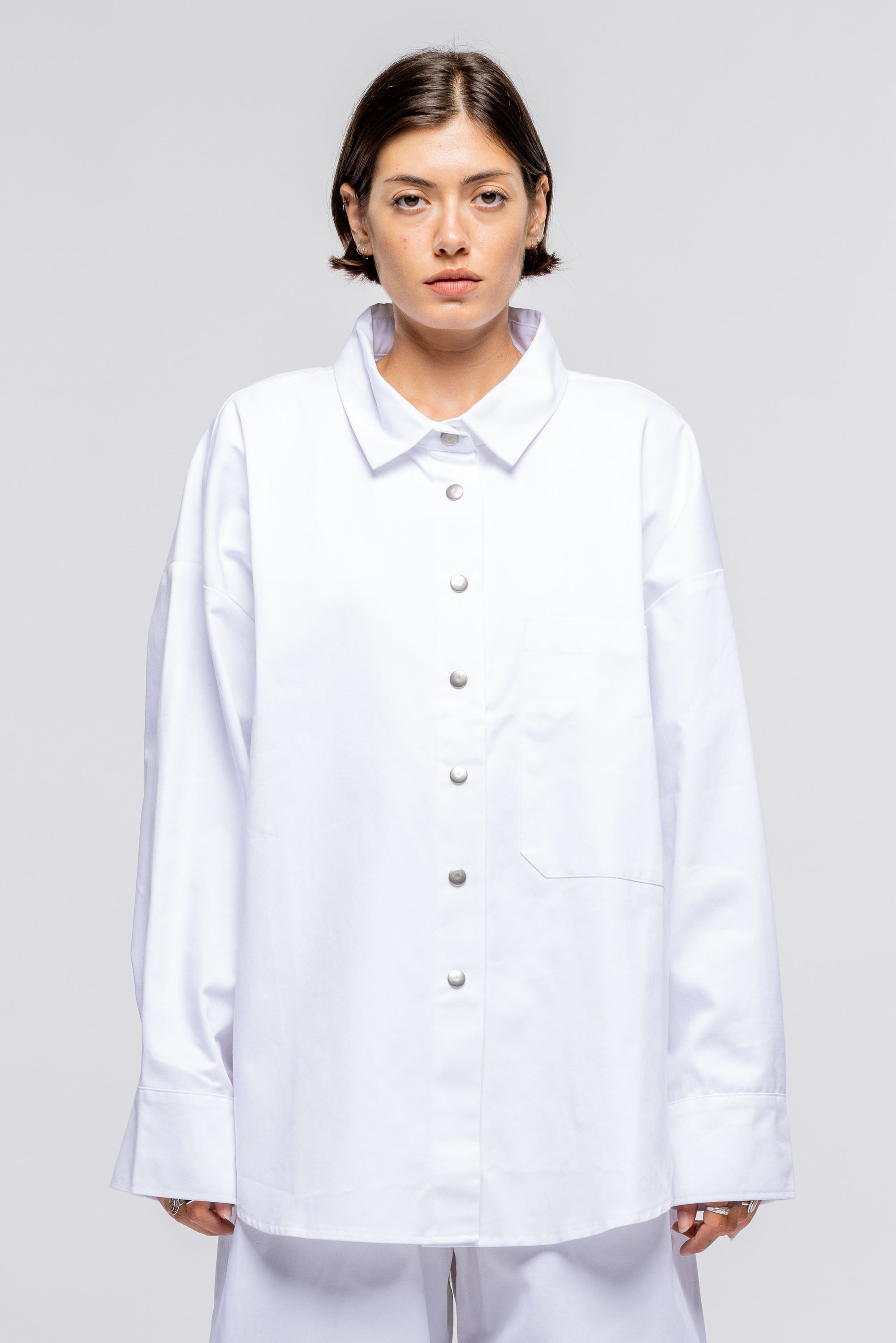 Toit Volant - Martin Shirt Jacket White -