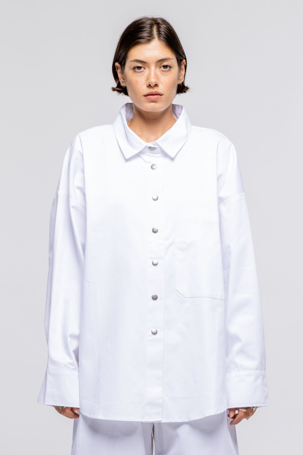 Toit Volant - Martin Shirt Jacket White -