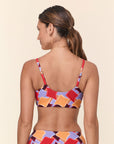 Andie Swim - The Maui Bikini Top - Mod Geo -