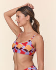 Andie Swim - The Maui Bikini Top - Mod Geo -
