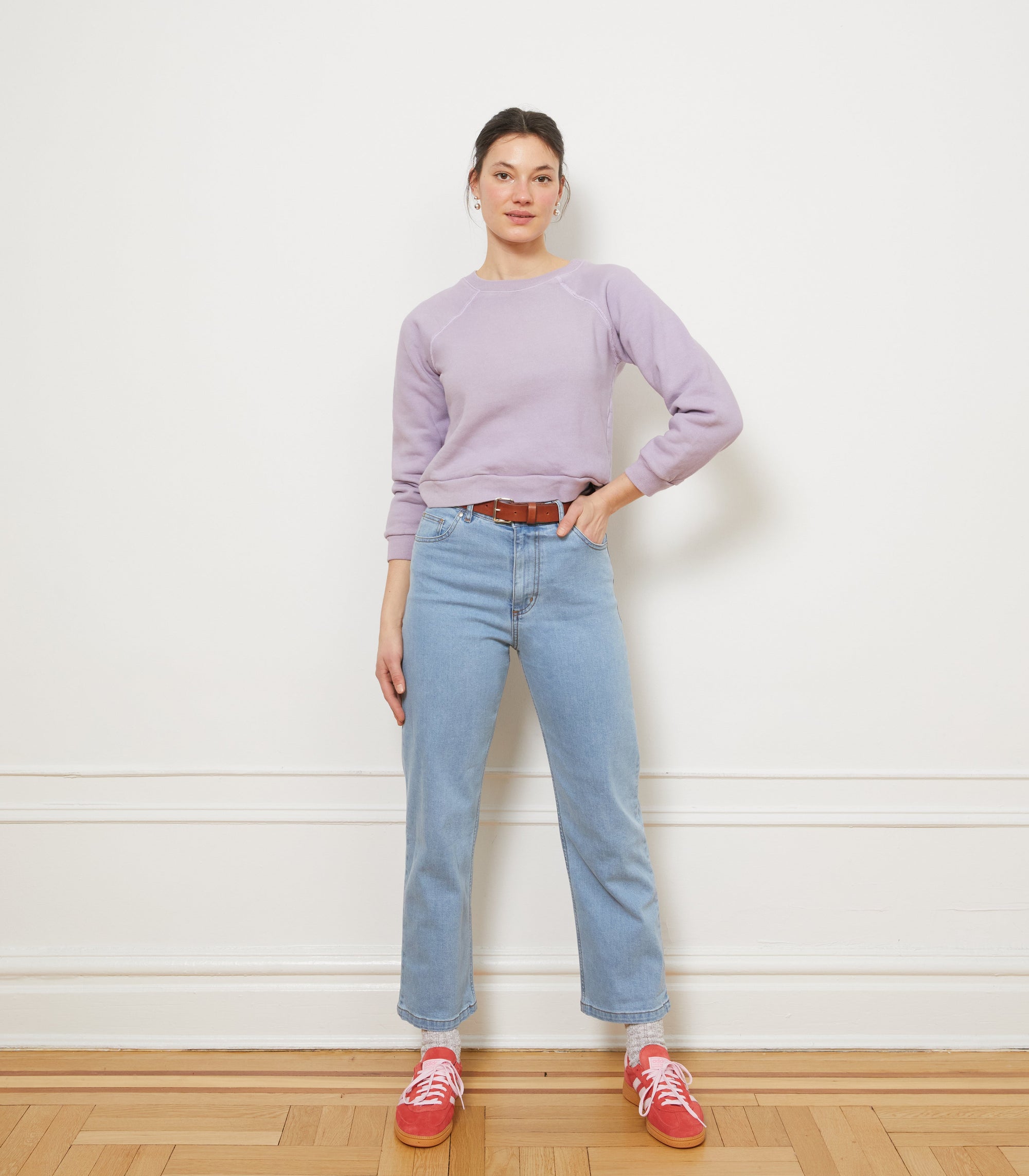 Loup - Vivienne Straight Leg Jeans - Light Indigo -
