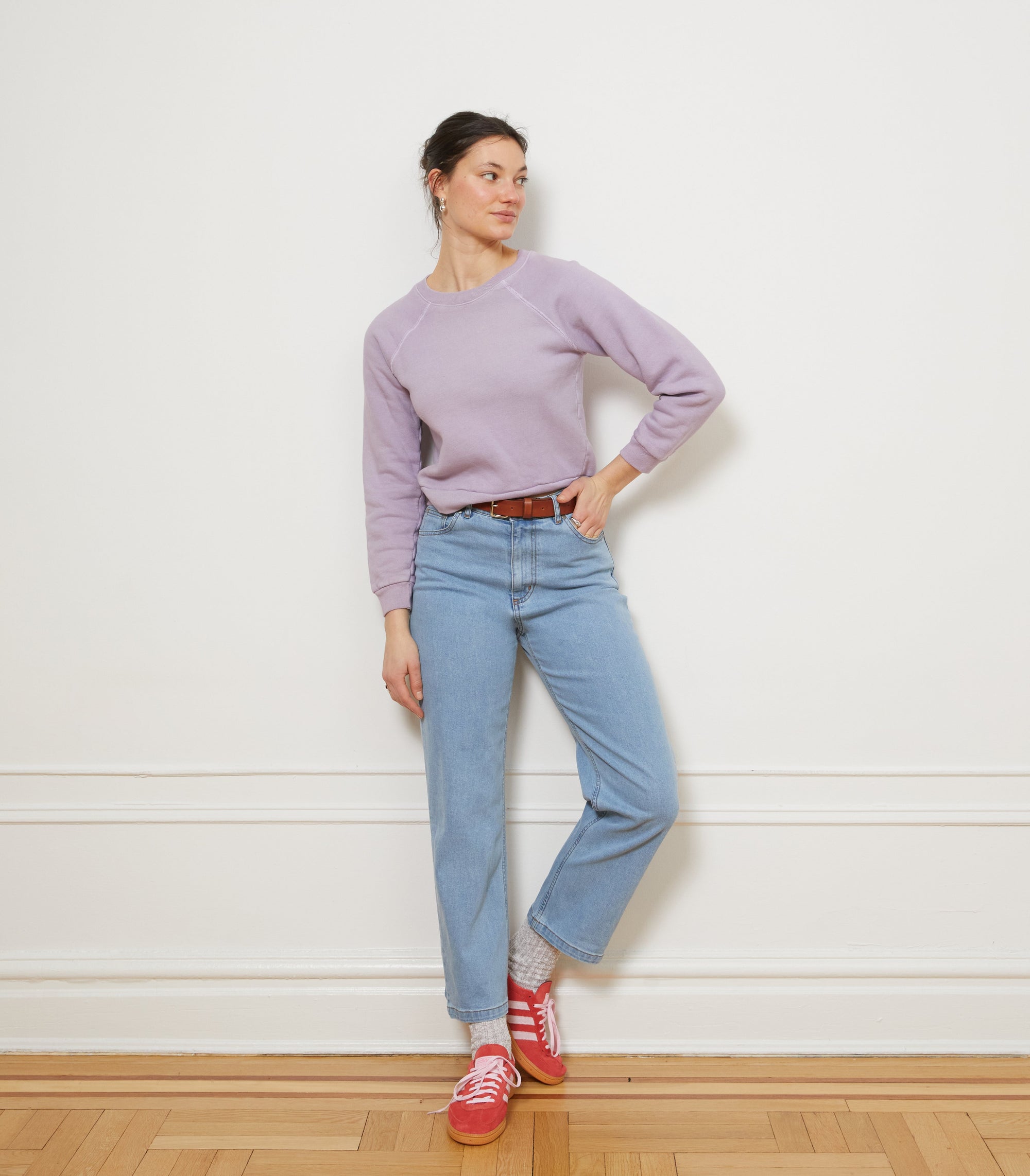 Loup - Vivienne Straight Leg Jeans - Light Indigo -