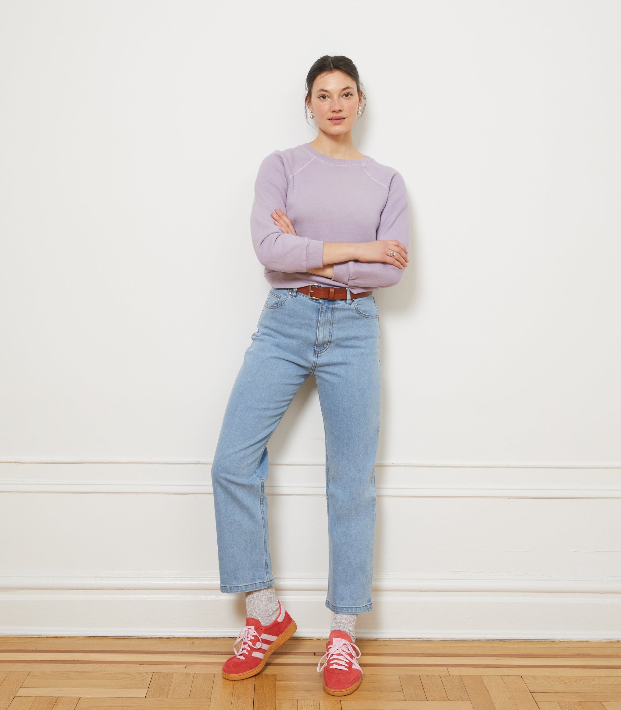 Loup - Vivienne Straight Leg Jeans - Light Indigo -