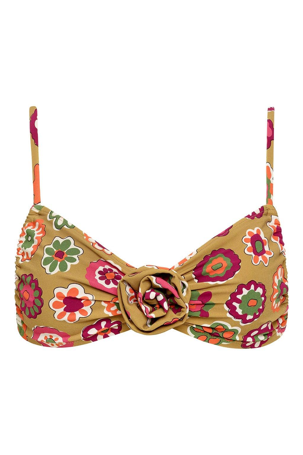 Montce - Mazzy Floral Devin Rosa Bikini Top -