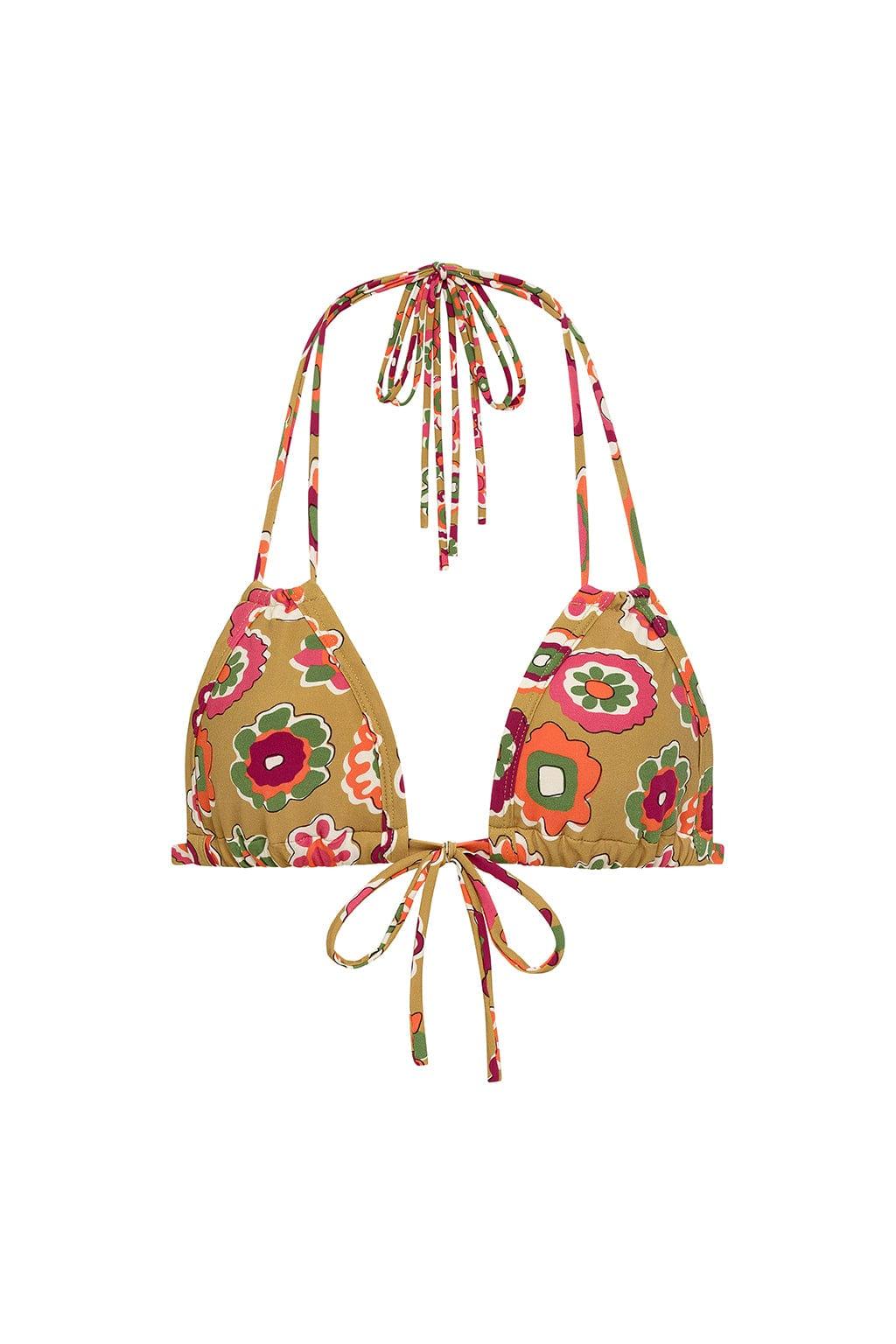Montce - Mazzy Floral Euro Bow Bikini Top -