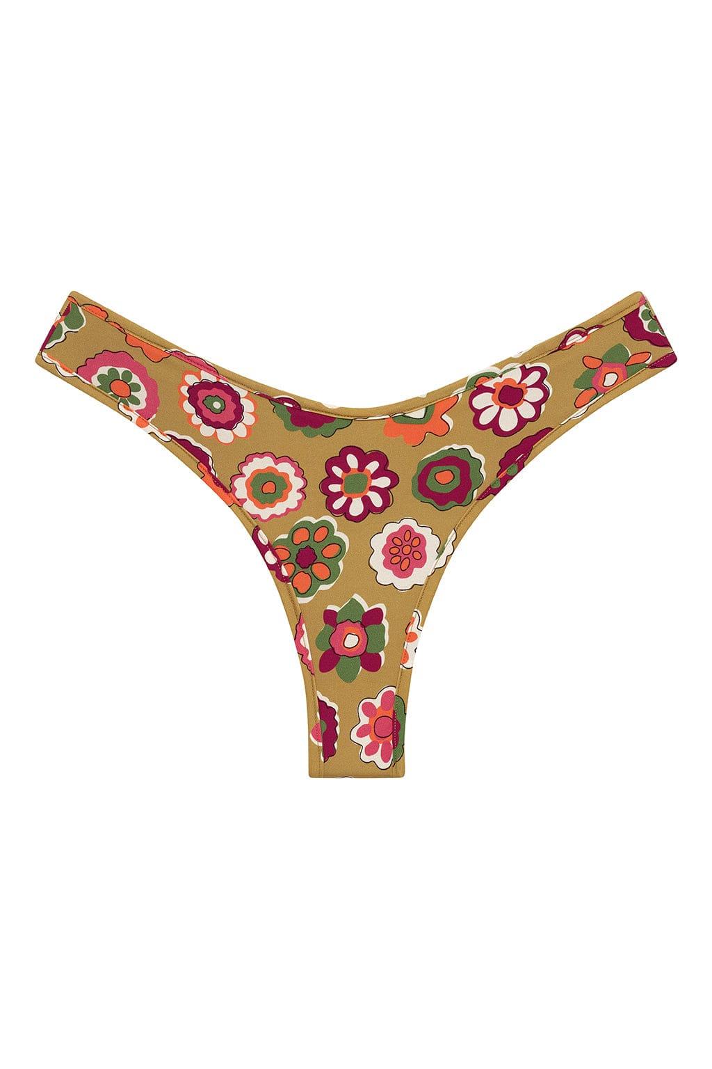 Montce - Mazzy Floral Added Coverage Lulu Bikini Bottom -