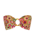 Montce - Mazzy Floral Tori Ties Bandeau Bikini Top -