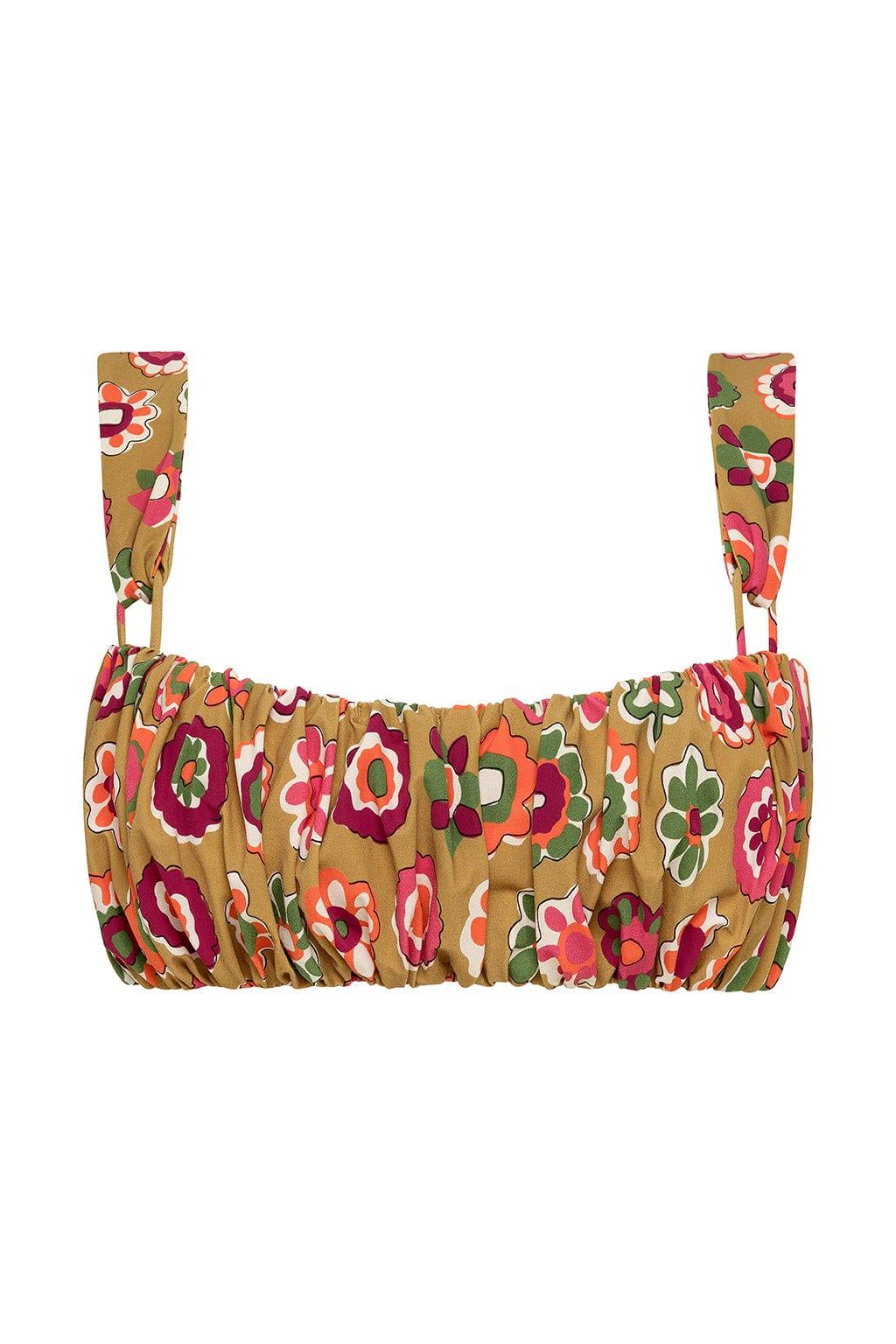 Montce - Mazzy Floral Victoria Bikini Top -