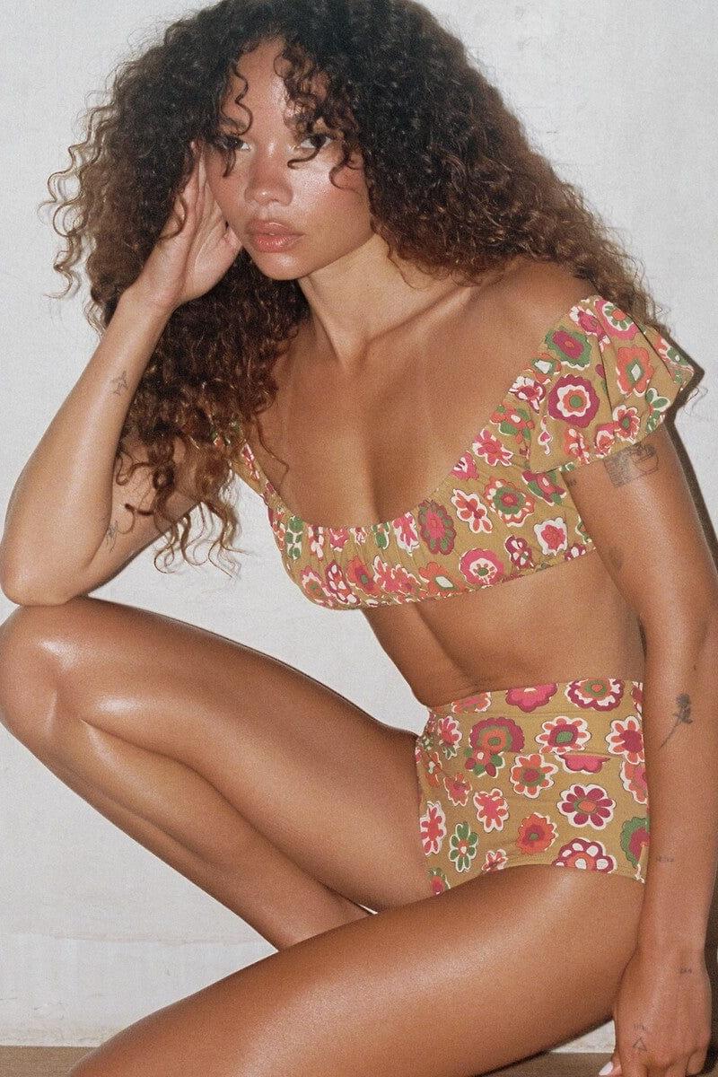 Montce - Mazzy Floral Atia Bikini Top -