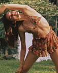 Montce - Mazzy Floral Silk Boho Short -