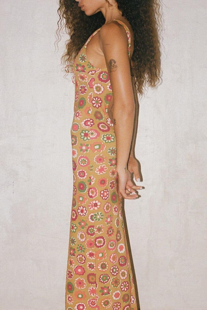 Montce - Mazzy Floral Juliet Maxi Dress -