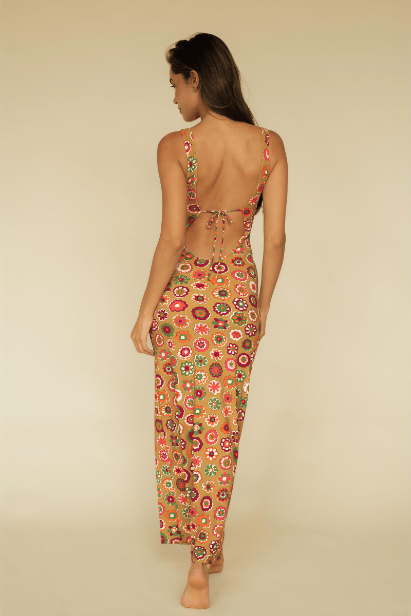 Montce - Mazzy Floral Juliet Maxi Dress -