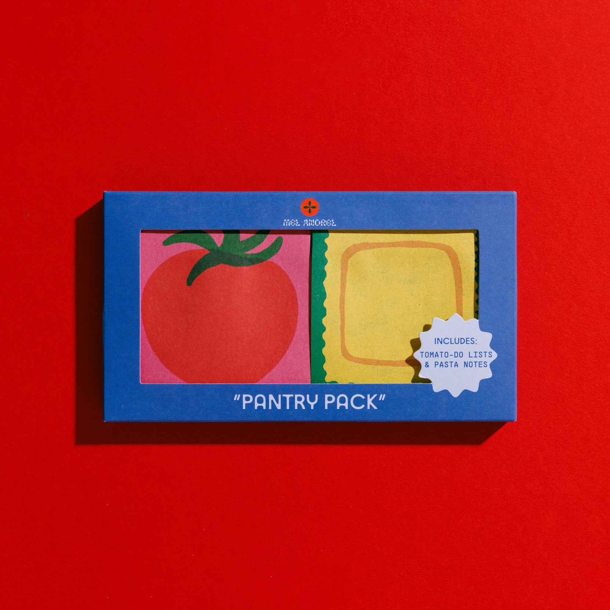 Mel Andrel - Pantry Pack - Pasta & Tomato Sticky Note 2 Pack -