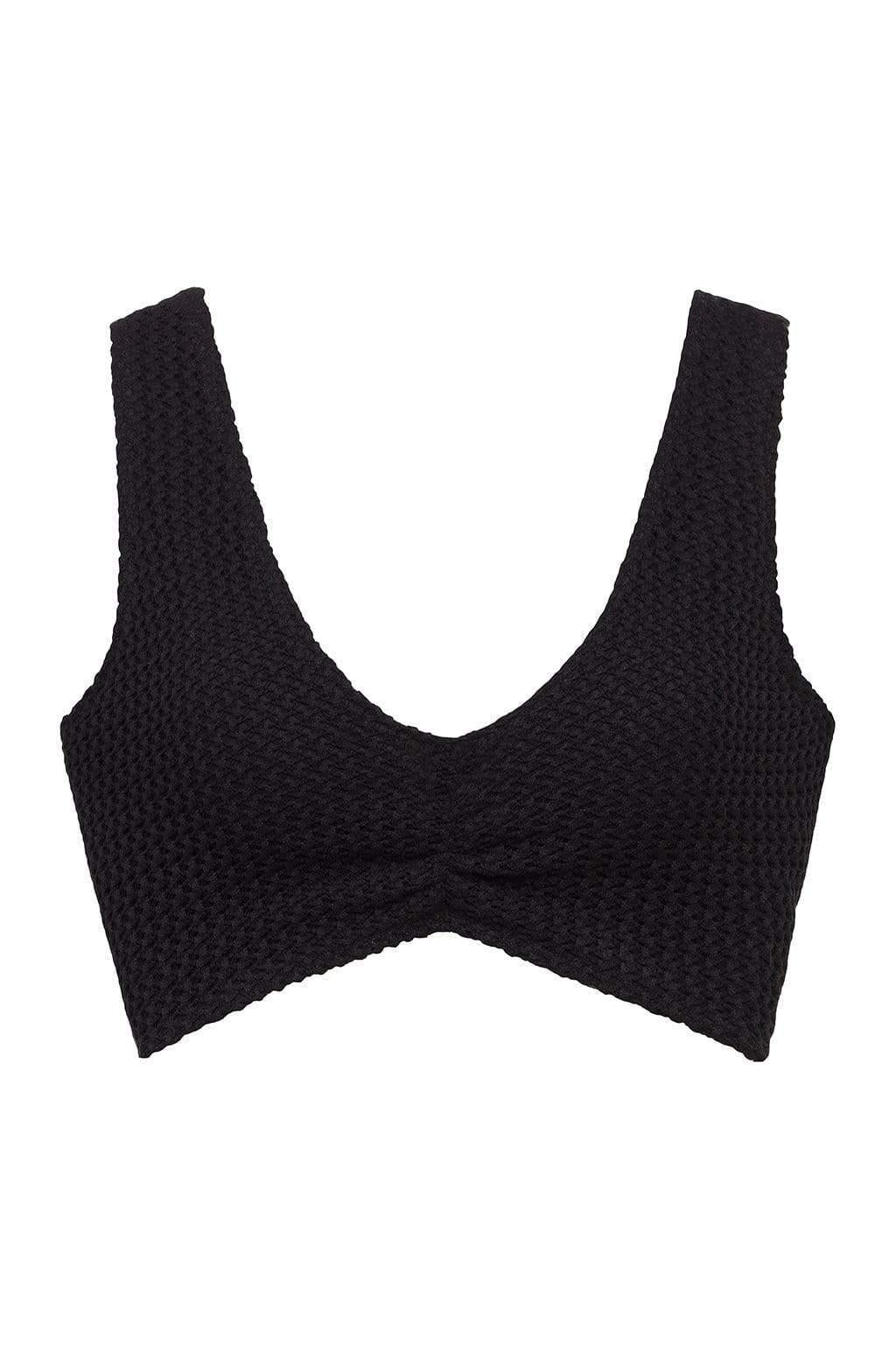 Montce - Black Crochet Kim Variation Bikini Top -