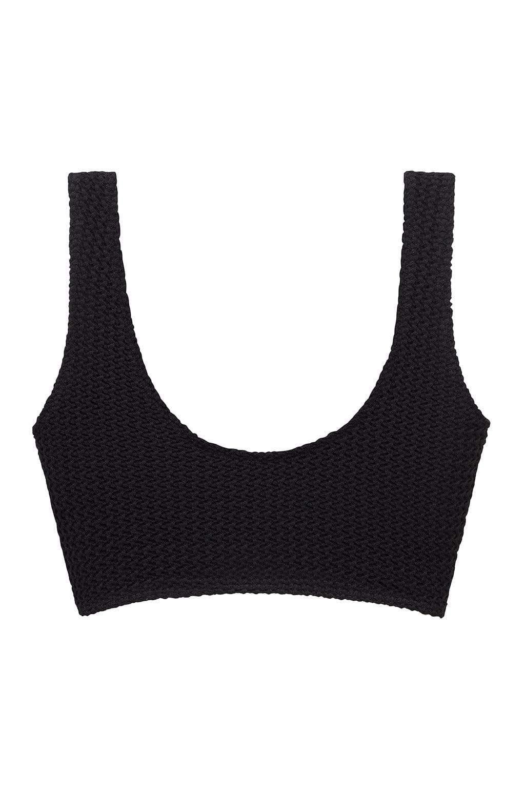 Montce - Black Crochet Kim Variation Bikini Top -