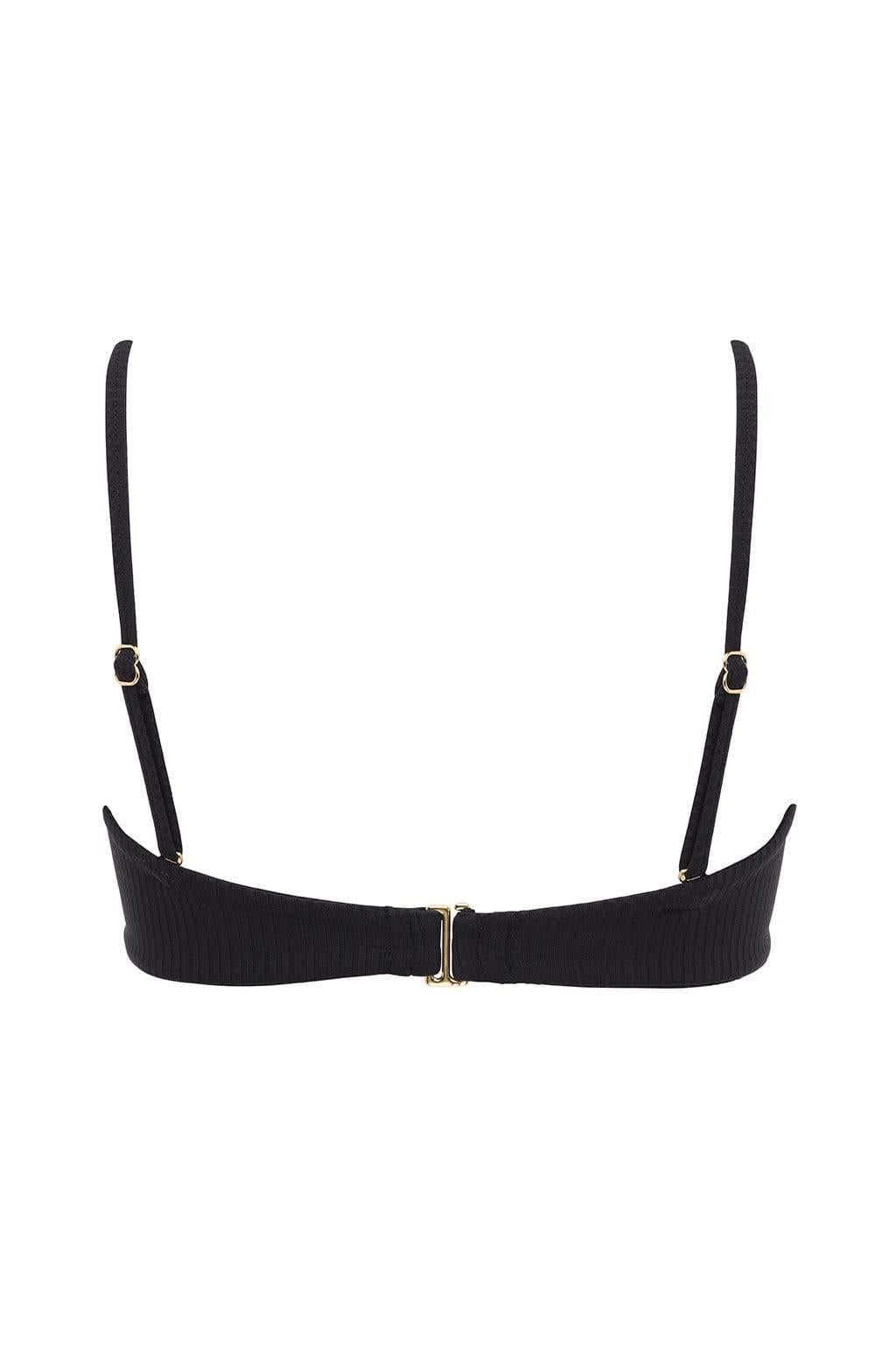 Montce - Black Rib Summer Bikini Top -