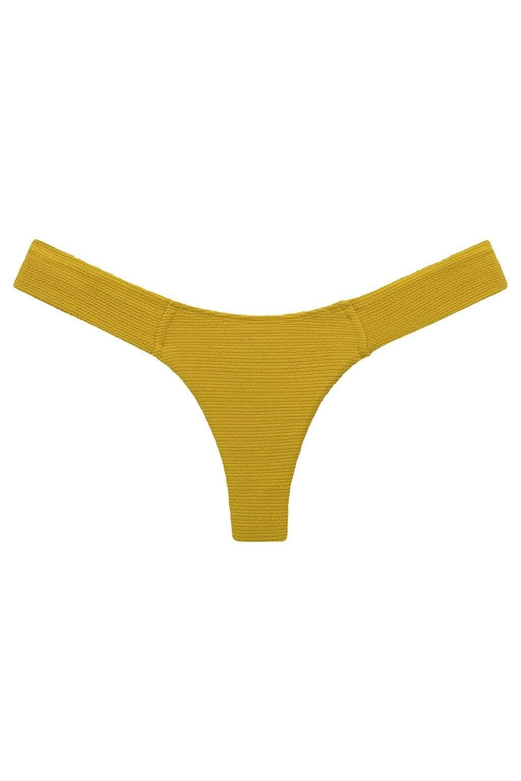 Montce - Key Lime Micro Scrunch Added Coverage Uno Bikini bottom -