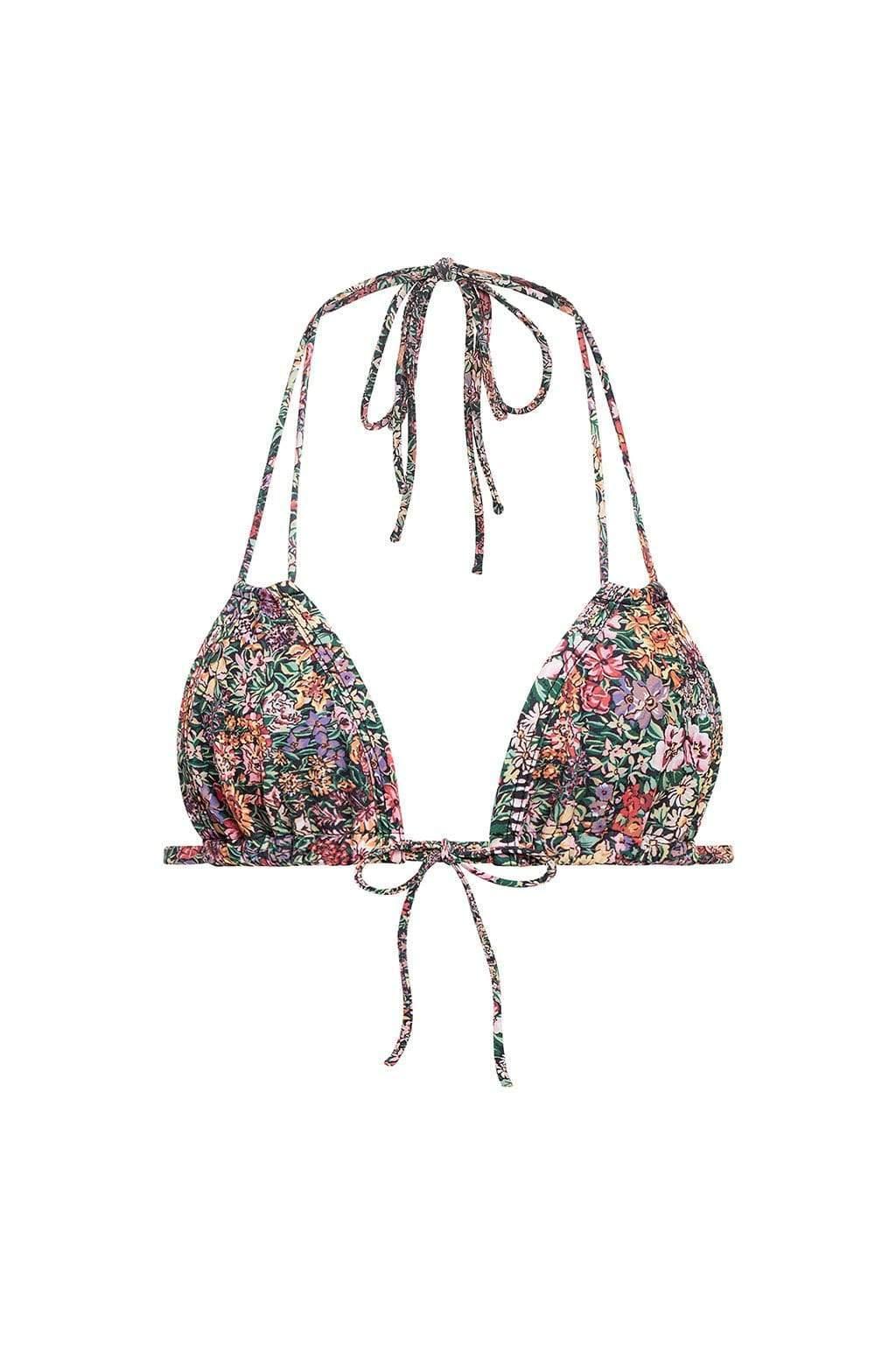 Montce - Mara Floral Euro Bow Bikini Top -